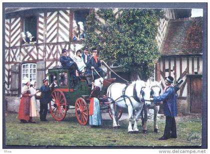 14 Pont-l'Évêque attelage cheval groupe folklorique    D14D  K14514K  C14514C RH053957