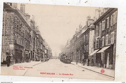 PONTARLIER LA GRANDE-RUE ( TRAMWAY ? )