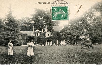 13876 cpa 95 Pontcelles - La Chataigneraie