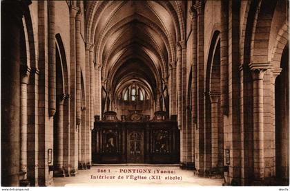 CPA Pontigny Église interieur (1183918)