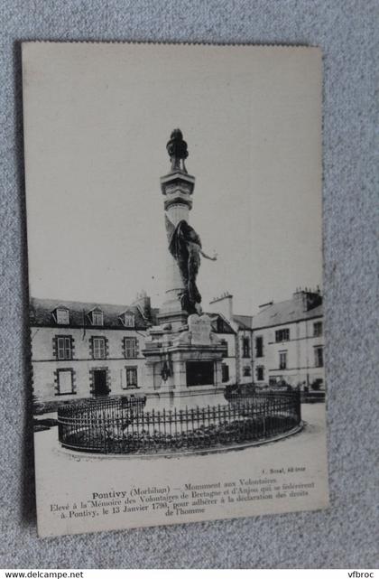 Pontivy, monument aux volontaires, Morbihan 56