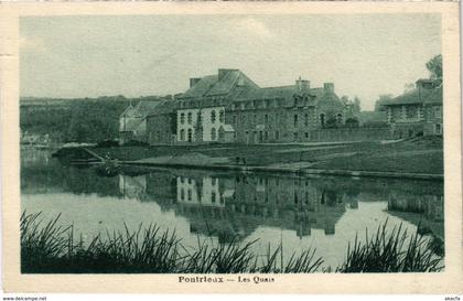 CPA PONTRIEUX - Les Quais (103655)