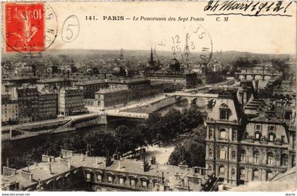 CPA PARIS Panorama des Sept Ponts (76944)