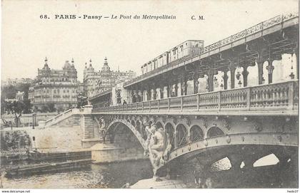 Paris - Passy - Le Pont du Métropolitain