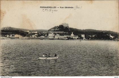 CPA PORQUEROLLES Vue Generale (1111648)