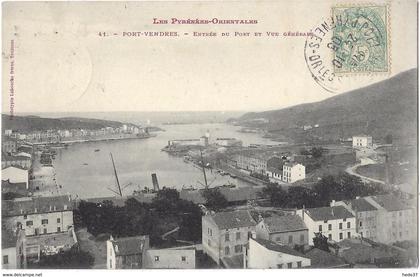 Les Pyrénées-Orientales - Port-Vendres - Entrée du Port et Vue Générale