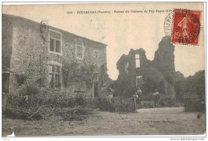 Carte Postale Ancienne de POUZAUGES