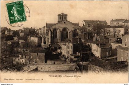 CPA POUZAUGES - Chevet de l'Église (297602)