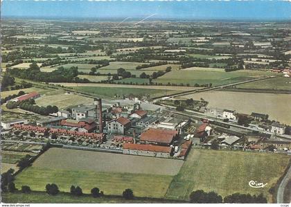 CPSM Pouzauges Vue générale aérienne des établissements Fleury-Michon