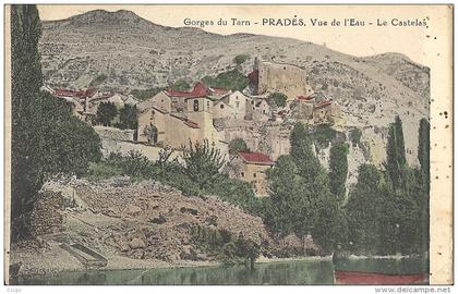 CPA Prades vue de l'Eau - Le Castelas