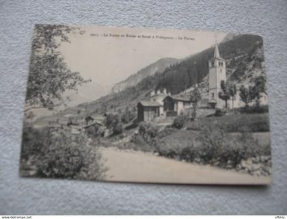 Cpa, la route de Brides et Bozel à Pralognan, le Planey, Savoie