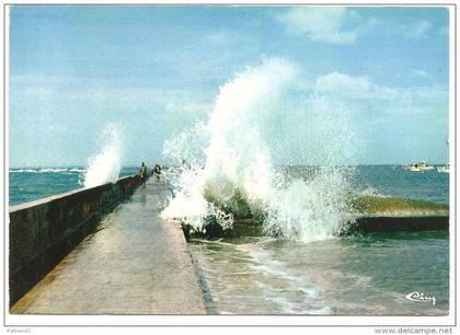 CPM FRANCE 44 LOIRE-ATLANTIQUE PREFAILLES - Effets de vagues à la Pointe de Saint-Gildas - 1972