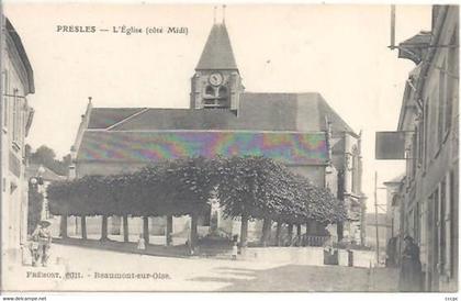 CPA Presles L'Eglise côté midi