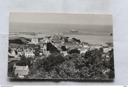 Cpsm, Primel Trégastel, vue générale, Finistère 29