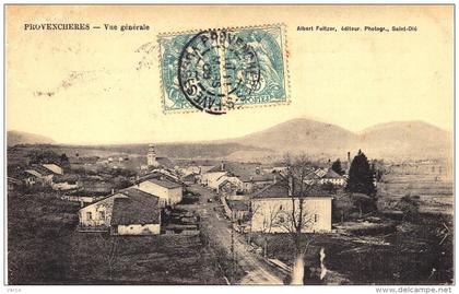 Carte Postale Ancienne de PROVENCHERES sur FAVE