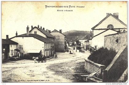 Carte Postale Ancienne de PROVENCHERES sur FAVE