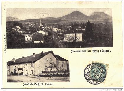 Carte Postale Ancienne de PROVENCHERES sur FAVE