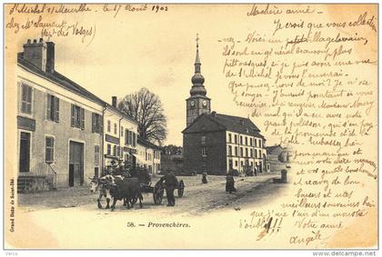 Carte Postale Ancienne de PROVENCHERES sur FAVE