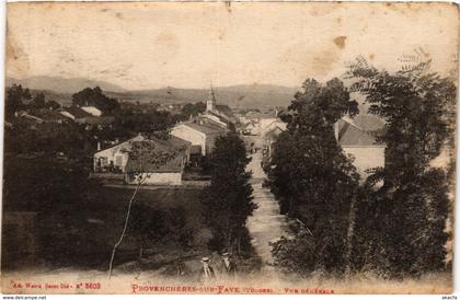 CPA PROVENCHERES-sur-FAVE - Vue générale (279153)