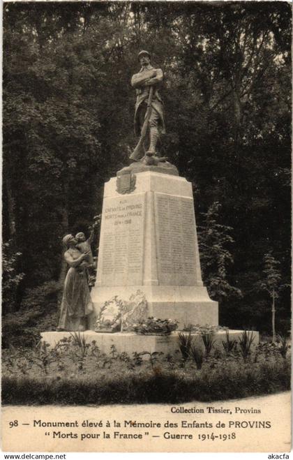 CPA Provins Monument aux Enfants de Provins morts (1267204)