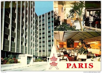 PARIS     HOTEL RESTAURANT   BERTHIER LA TOUR  BROCHANT LA TOUR