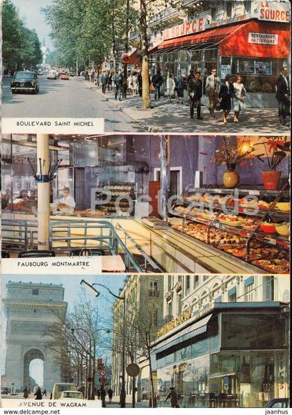 Paris - Restaurants de Tourisme - La Source - Le Montmartre - Le Monte-Carlo - France - unused