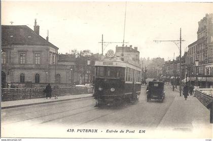 CPA Puteaux Entrée du Pont