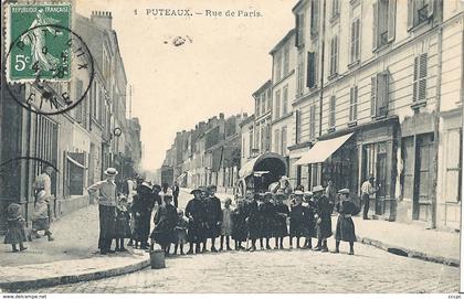 CPA Puteaux Rue de Paris