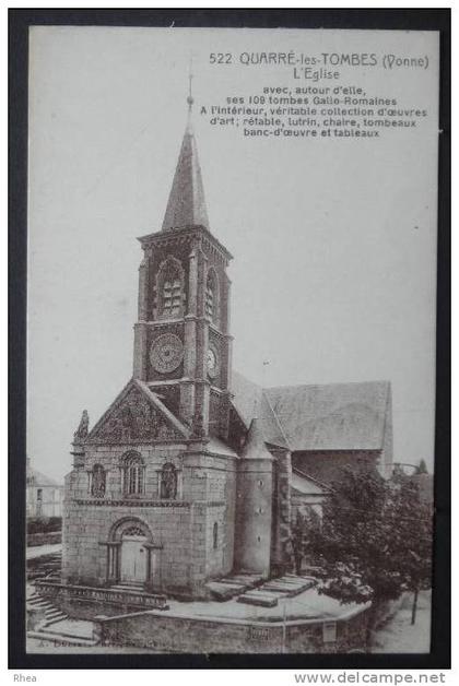 89 Quarré-les-Tombes eglise    D89D  K89318K  C89318C RH037545