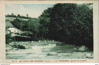 CPA QUARRE-les-TOMBES - La verdiere glacis du moulin (147114)