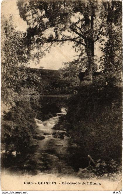 CPA QUINTIN Deversoir de l'Etang (1295500)