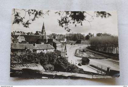 Cpsm 1958, Quintin, la vallée et le vieux château, Cotes d'Armor 22