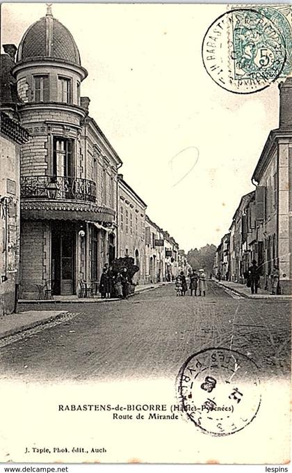 65 - RABASTENS de BIGORRE -- Route de Mirande