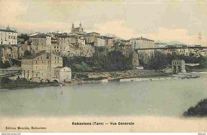 81 - Rabastens - Vue Générale - Colorisée - CPA - Voir Scans Recto-Verso