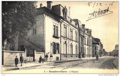 Carte Postale Ancienne de RAMBERVILLERS