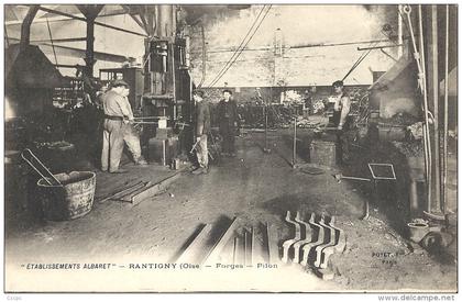 CPA Rantigny - Etablissements Albaret - Forges - Pilon - Industrie