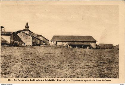 CPA Realville la ferme de Granes FRANCE (1094853)