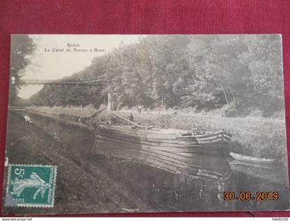 CPA - Redon - Le Canal de Nantes à Brest