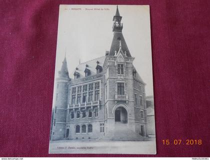 CPA - Redon - Nouvel Hôtel de Ville