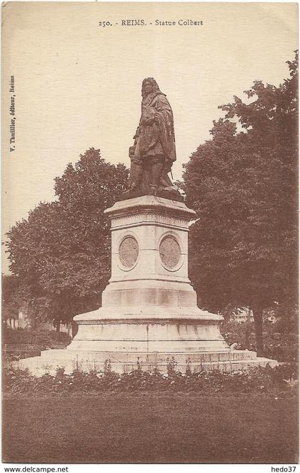 Reims - Statue Colbert