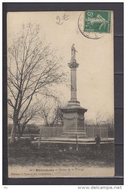 30 -  Remoulins - Statue de la vierge