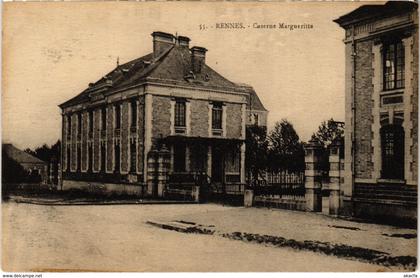 CPA Militaire - RENNES - Caserne Margueritte (90080)