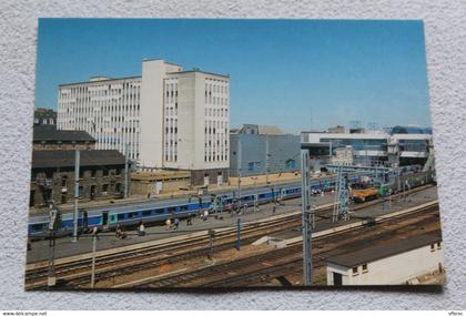 Cpm, Rennes, le TGV atlantique en gare de Rennes, Ille et Vilaine 35