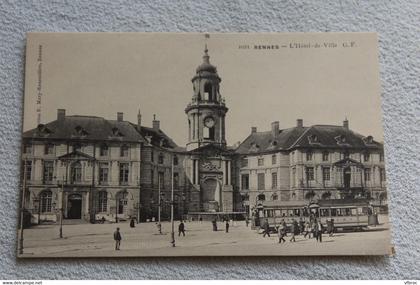 Rennes, l'hôtel de ville, Ille et Vilaine 35