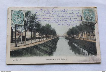 Rennes, mail d'Onges, Ille et Vilaine 35