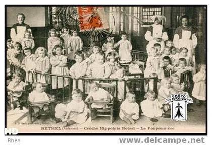 08 Rethel - RETHEL (Ardennes) - Crèche Hippolyte Noiret - La Pouponnière - cpa