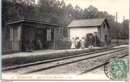 60 - RETHONDES -- Halte de Pont de Rethondes