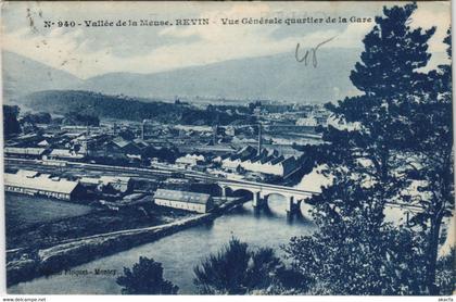 CPA REVIN - Vue générale quartier de la Gare (135567)