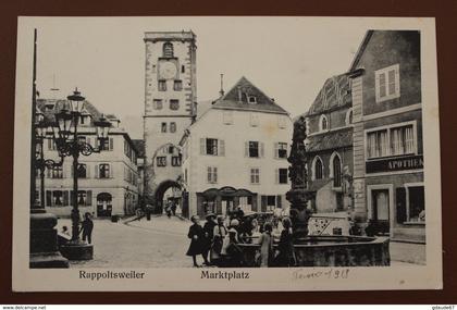 RAPPOLTSWEILER / RIBEAUVILLE (68) - MARKTPLATZ