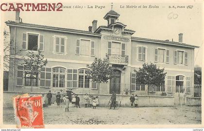 RILLIEUX-LA-PAPE LA MAIRIE ET LES ECOLES ANIME 01 AIN